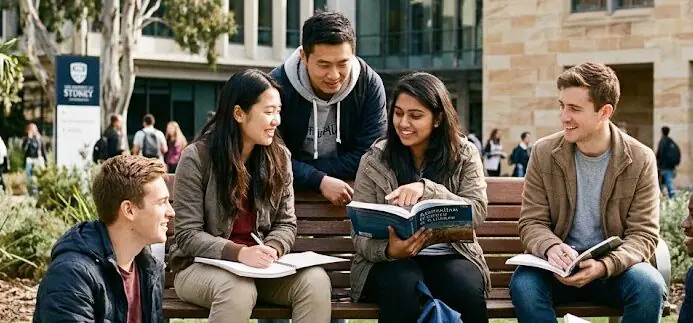 The cost of studying in Australia in your first year adds up to AUD 68,968 to 112,937, but only AUD 6,658 to 15,527 of that is real charges. This guide prices every stage, from admission and the student visa to arrival and setup, with a table for each.