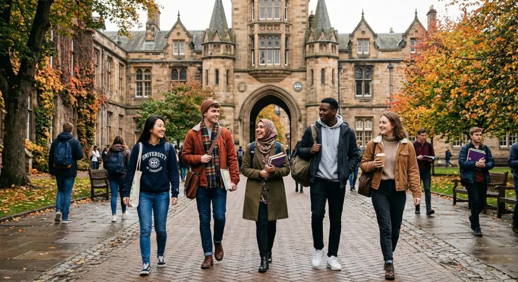 The cost of studying in UK universities in 2026: the £558 visa fee, the health surcharge, bank funds rising on 30 November and the full bill for year one.